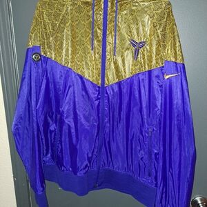 Nike Blue and Gold Jacket Black Mamba Large